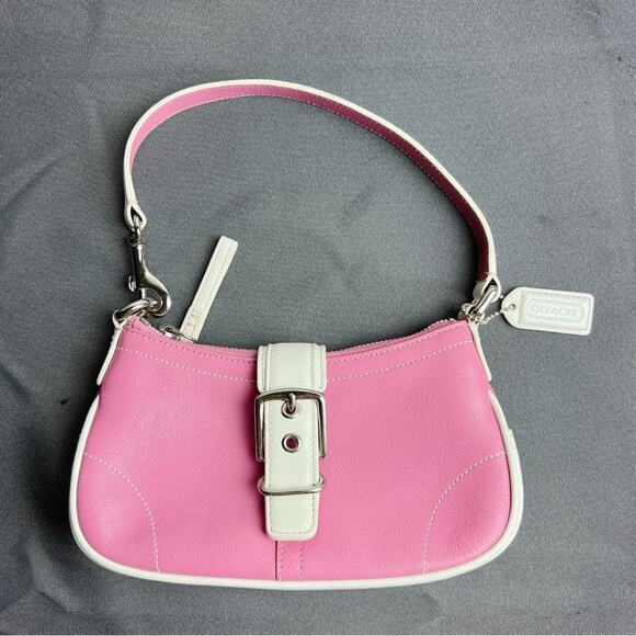 RARE! Coach Vintage Y2K Pink Demi Shoulder Bag #7542 - Picture 1 of 9